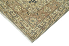 Persian Beige Classic Cotton Wool Handmade Area Rug 9'0'' x 12'1''