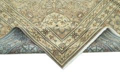 Persian Beige Classic Cotton Wool Handmade Area Rug 9'0'' x 12'1''