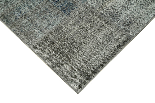 Kirk Yama Grey Patchwork Cotton Wool Handmade Area Rug 8'2'' x 11'6''