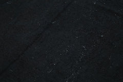 Geometric Kilim Black Geometric Goat Hair Handmade Rug 6'4'' x 10'6''