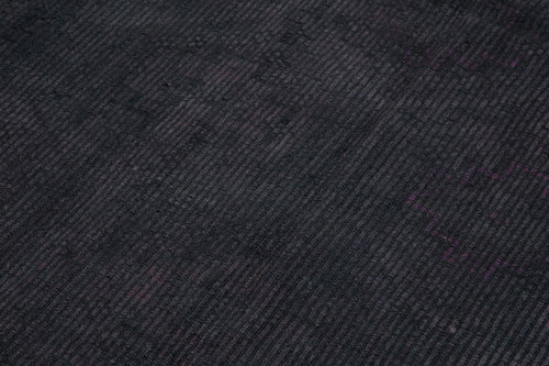 Geometric Kilim Black Geometric Goat Hair Handmade Rug 5'8'' x 9'11''