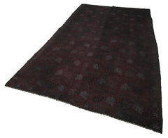 Geometric Kilim Brown Geometric Goat Hair Handmade Rug 6'1'' x 10'8''