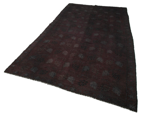 Geometric Kilim Brown Geometric Goat Hair Handmade Rug 6'1'' x 10'8''