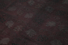 Geometric Kilim Brown Geometric Goat Hair Handmade Rug 6'1'' x 10'8''