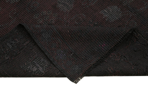 Geometric Kilim Brown Geometric Goat Hair Handmade Rug 6'1'' x 10'8''