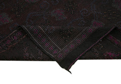 Geometric Kilim Brown Geometric Goat Hair Handmade Rug 5'6'' x 10'2''