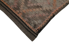 Geometric Kilim Brown Geometric Goat Hair Handmade Rug 7'7'' x 12'0''