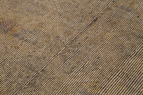 Geometric Kilim Beige Geometric Goat Hair Handmade Rug 5'5'' x 10'7''