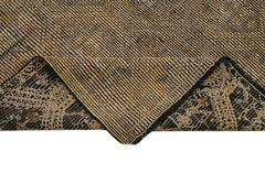 Geometric Kilim Beige Geometric Goat Hair Handmade Rug 5'5'' x 10'7''