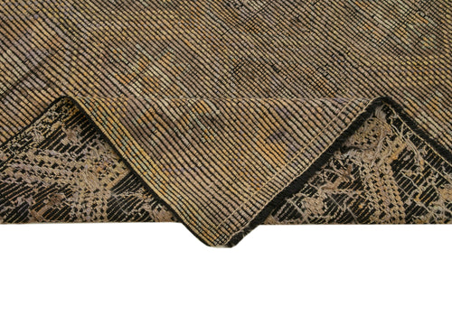 Geometric Kilim Beige Geometric Goat Hair Handmade Rug 5'5'' x 10'7''