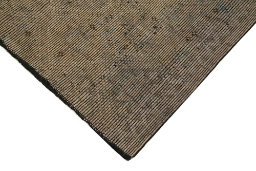 Geometric Kilim Beige Geometric Goat Hair Handmade Rug 5'2'' x 8'5''