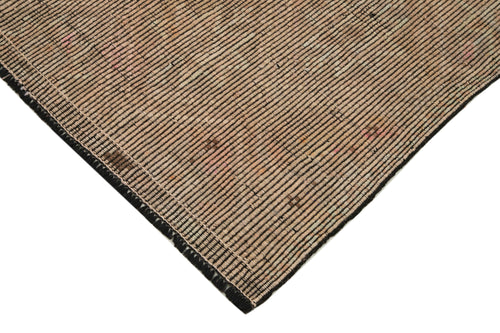 Geometric Kilim Beige Geometric Goat Hair Handmade Rug 5'3'' x 9'11''