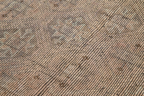 Geometric Kilim Beige Geometric Goat Hair Handmade Rug 5'3'' x 9'11''