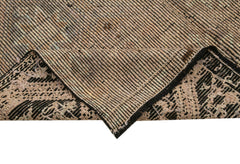 Geometric Kilim Beige Geometric Goat Hair Handmade Rug 5'3'' x 9'11''