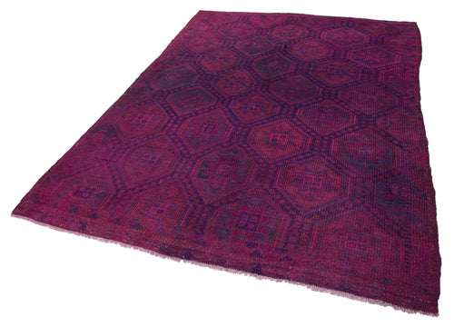 Geometric Kilim Pink Geometric Goat Hair Handmade Rug 6'9'' x 9'10''