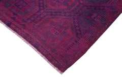 Geometric Kilim Pink Geometric Goat Hair Handmade Rug 6'9'' x 9'10''