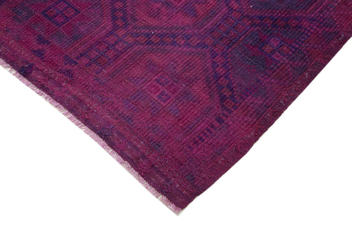 Geometric Kilim Pink Geometric Goat Hair Handmade Rug 6'9'' x 9'10''
