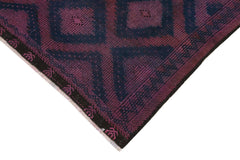 Geometric Kilim Pink Geometric Goat Hair Handmade Rug 7'3'' x 11'8''