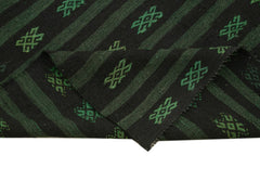 Geometric Kilim Green Geometric Goat Hair Handmade Rug 6'0'' x 10'6''