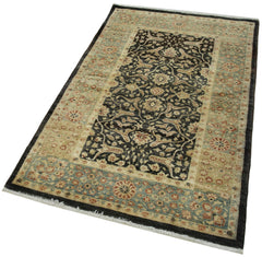 Tebriz Beige Classic Cotton Wool Handmade Area Rug 3'1'' x 5'3''