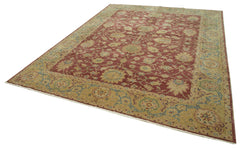 Tebriz Beige Classic Cotton Wool Handmade Area Rug 8'5'' x 10'6''