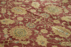 Tebriz Beige Classic Cotton Wool Handmade Area Rug 8'5'' x 10'6''