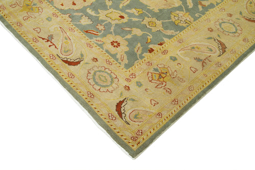 Tebriz Beige Classic Cotton Wool Handmade Area Rug 7'11'' x 10'1''