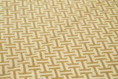 Tebriz Beige Classic Cotton Wool Handmade Area Rug 9'11'' x 13'5''