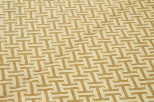 Tebriz Beige Classic Cotton Wool Handmade Area Rug 9'11'' x 13'5''