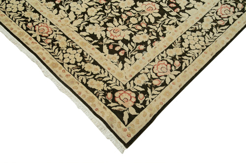 Handmade Area Rug – Classic Beige Cotton Wool Rug, Hand Woven Carpet 9'x12'