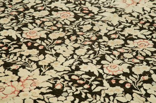 Handmade Area Rug – Classic Beige Cotton Wool Rug, Hand Woven Carpet 9'x12'