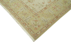Tebriz Beige Classic Cotton Wool Handmade Area Rug 10'0'' x 11'3''
