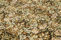 Tebriz Black Classic Cotton Wool Handmade Area Rug 9'1'' x 12'2''