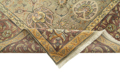 Tebriz Grey Classic Cotton Wool Handmade Area Rug 8'11'' x 11'11''