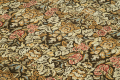 Tebriz Black Classic Cotton Wool Handmade Area Rug 9'0'' x 12'3''