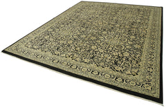 Tebriz Beige Classic Cotton Wool Handmade Area Rug 9'0'' x 12'0''