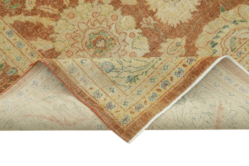 Tebriz Beige Classic Cotton Wool Handmade Area Rug 8'10'' x 12'2''