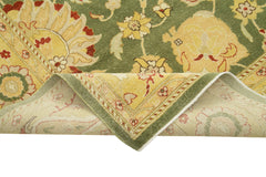 Tebriz Beige Classic Cotton Wool Handmade Area Rug 8'10'' x 11'11''