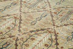 Tebriz Beige Classic Cotton Wool Handmade Area Rug 8'9'' x 12'2''