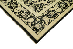 Tebriz Beige Classic Cotton Wool Handmade Area Rug 9'5'' x 13'3''
