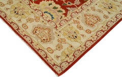 Tebriz Beige Classic Cotton Wool Handmade Area Rug 8'3'' x 9'11''