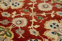 Tebriz Beige Classic Cotton Wool Handmade Area Rug 8'3'' x 9'11''