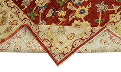 Tebriz Beige Classic Cotton Wool Handmade Area Rug 8'3'' x 9'11''