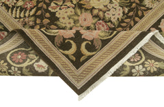 Tebriz Beige Classic Cotton Wool Handmade Area Rug 9'8'' x 13'0''