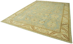 Tebriz Beige Classic Cotton Wool Handmade Area Rug 10'1'' x 13'8''