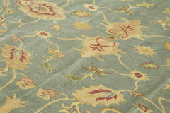 Tebriz Yellow Classic Cotton Wool Handmade Area Rug 10'2'' x 14'1''