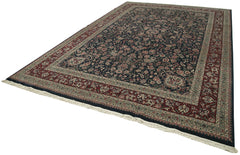 Tebriz Brown Classic Cotton Wool Handmade Area Rug 8'10'' x 13'2''