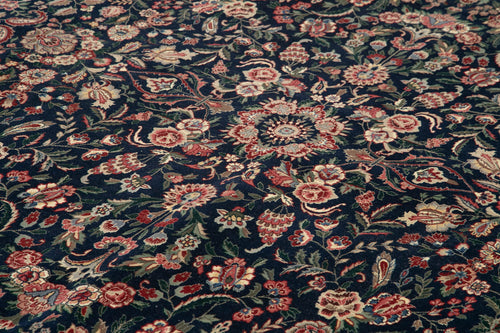 Tebriz Brown Classic Cotton Wool Handmade Area Rug 8'10'' x 13'2''