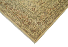 Handmade Area Rug – Classic Beige 9x12 Cotton Wool Turkish Carpet