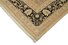Tebriz Beige Classic Cotton Wool Handmade Area Rug 10'1'' x 13'10''